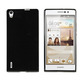 Funda Minigel Negra Humo Huawei Ascend P7 Muvit