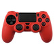 Funda de silicona para Dualshock 4 Rojo