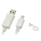 Cable de recarga luminoso para Samsung Galaxy/Nokia/HTC Verde