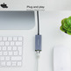 Adaptador USB-C a RJ45 Nanocable 10.03.0406 1000 Mbps