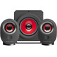 Altavoces con Bluetooth Mars Gaming MSX 35W 2.1 Rojo