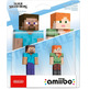 Amiibo Minecraft Steve y Alex (Super Smash Bros)