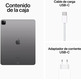 Apple iPad Pro 12.9'' 2022 Wifi/Cell 256GB Gris Espacial MP203TY/A