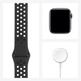 Apple Watch SE 44mm GPS Gris Espacial con correa antracita y negro MYYK2TY/A