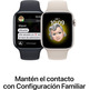 Apple Watch SE 2ª Gen GPS 44mm Aluminio Plata/Correa Deportiva Blanca