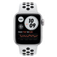 Apple Watch SE GPS/Cellular 40mm Caja Aluminio Plata/Correa Nike Deportiva Platino Puro y Negra