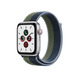 Apple Watch SE GPS/Cellular 44 mm Caja de Aluminio en Plata/Correa Loop Deportiva Azul Abismo Verde