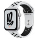 Apple Watch SE Nike GPS 44 mm Caja de Aluminio en Plata/Correa Deportiva Nike Platino Negro