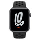 Apple Watch SE Nike GPS 44mm Caja Aluminio Gris Espacial/Correa Deportiva Nike Antracita Negro
