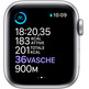 Apple Watch Series 6 GPS/Cellular 40mm Caja de Aluminio en Plata/Correa Deportiva Blanca