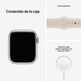 Apple Watch Series 7 GPS 41mm Caja Aluminio Blanco Estrella/Correa Deportiva Blanco Estrella