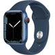 Apple Watch Series 7 GPS/Cellular 41 mm Caja de Aluminio en Azul/ Correa deportiva Azul Abismo