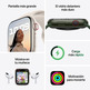 Apple Watch Series 7 GPS/Cellular 41 mm Caja de Aluminio en Plata/Correa Blanco