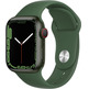 Apple Watch Series 7 GPS/Cellular 41 mm Caja de Aluminio en Verde/Correa deportiva Verde Trebol