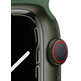 Apple Watch Series 7 GPS/Cellular 45 mm Caja de Aluminio en Verde/Correa deportiva Verde Trebol