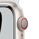 Apple Watch Series 7 Nike GPS/Cellular 45 mm Caja de Aluminio en Plata/Correa Deportiva Nike