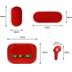 Auriculares Bluetooth OTL Super Mario (Rojo)