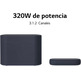 Barra de Sonido Bluetooth LG QP5 Eclair 320W 3.1.2 Negra