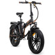 Bicicleta Eléctrica FAT Bike Youin You-Ride Texas Negro/Naranja