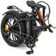 Bicicleta Eléctrica FAT Bike Youin You-Ride Texas Negro/Naranja