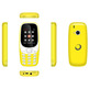 Brigmton btm4 Móvil Senior Dual Sim Amarillo