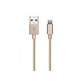 Cable de Datos y de Carga Apple Lightning - Gold Collection SBS Oro