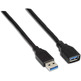 Cable Extensor USB(A) a USB(A) 3.0 Aisens 1m Negro