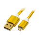 Cable Recarga de aluminio USB-Micro USB