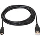 Cable USB(A)M 2.0 a Mini USB(B)M Aisens 0.5M Negro