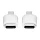 Cable USB Tipo C a USB Tipo C (2m) - Blanco