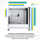 Caja Corsair ICUE 4000X RGB Tempered Glass Blanca
