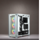 Caja Corsair ICUE 4000X RGB Tempered Glass Blanca