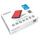 Caja Externa 2.5'' USB 3.1 SATA Aisens Aluminio Negro ASE-2525RED