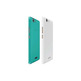 Pack 2 carcasas Wiko Ridge 4G (Blanco + Turquesa)