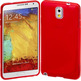 Carcasa de goma para Samsung Galaxy Note 3 Rojo