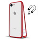 Carcasa Magnética con Cristal Templado iPhone 7 Plus/8 Plus Rojo