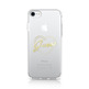 Carcasa Shock Proof Transparente Apple 8/7/6s/6 Guess