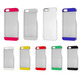 Carcasa Transparente Plastic Case para iPhone 5/5S Negro