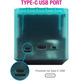 Consola Hyperkin Retron SQ Beach Azul (Gameboy y GBA)