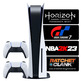 Consola PS5 + 2 Mandos + GT7 + NBA 2K23 + Ratchet + Horizon