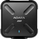 Disco duro externo SSD Adata SD700 256 GB Black