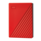 Disco Duro Externo Western Digital My Passport 4TB 2.5'' Rojo