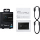 Disco duro SSD Samsung T7 Touch 1 TB Negro