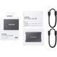 Disco Externo SSD Samsung Portable T7 500GB USB 3.2 Gris