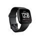 Fitbit versa smartwatch aluminio negro/ negro