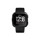 Fitbit versa smartwatch aluminio negro/ negro