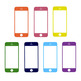 Cristal frontal iPhone 5/5S/5C/SE Amarillo
