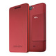 Funda para Wiko Rainbow con Tapa Rojo