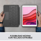 Funda con Teclado Logitech Combo Touch iPad (7ª y 8ª Gen) 10.2" Gris