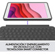 Funda con Teclado Logitech Combo Touch iPad (7ª y 8ª Gen) 10.2" Gris